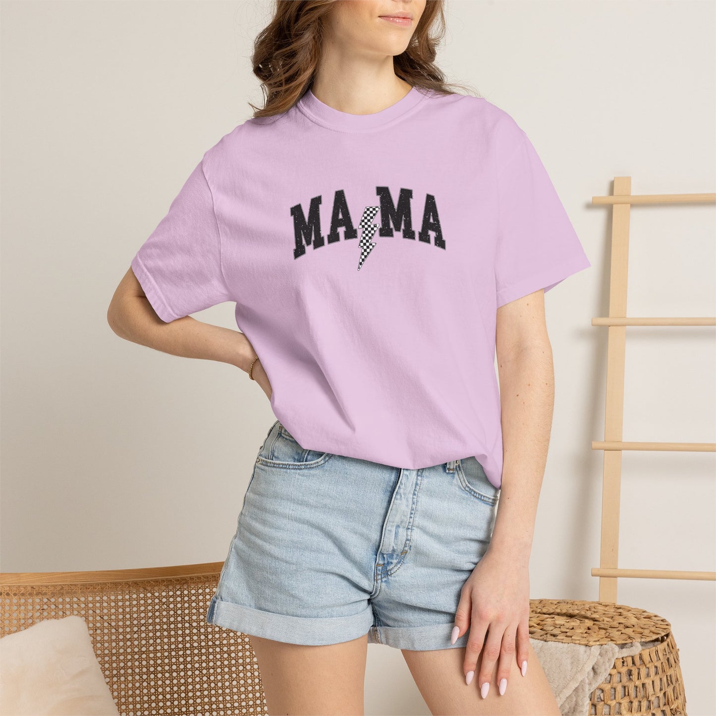 Mama Graphic T-Shirt — “Just Another Manto Mom-Day” Retro Mom Tee