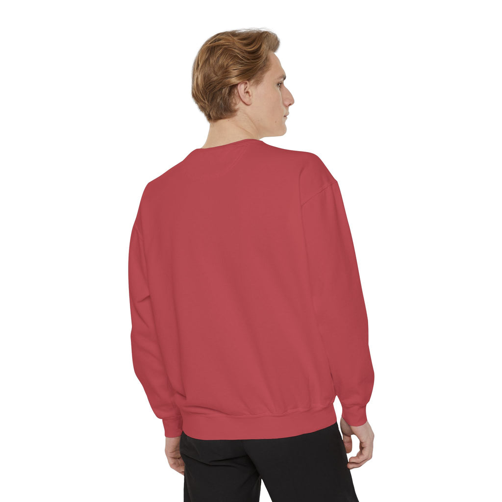 Veterans Tribute Sweatshirt — "Land of the Free, Because of the Brave" American Flag Memorial