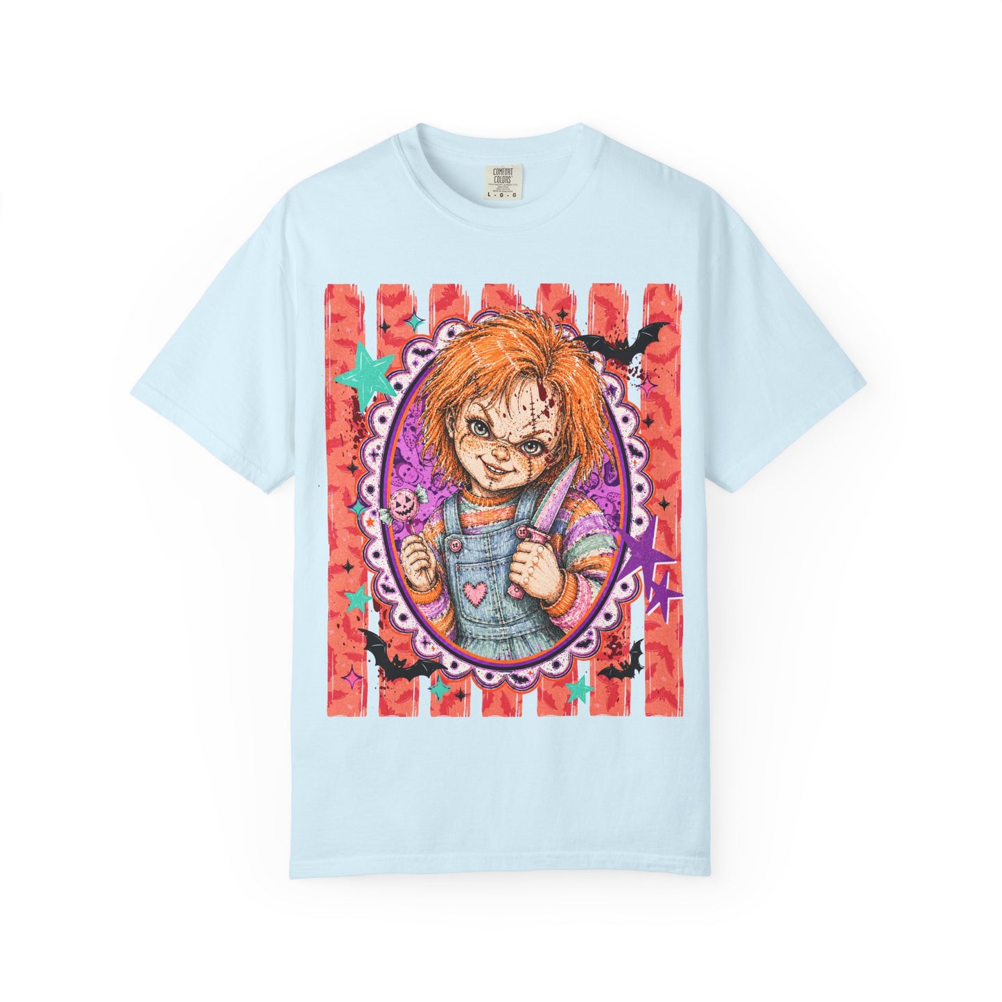 Chucky Doll Graphic T-Shirt — Retro Horror Movie Tee