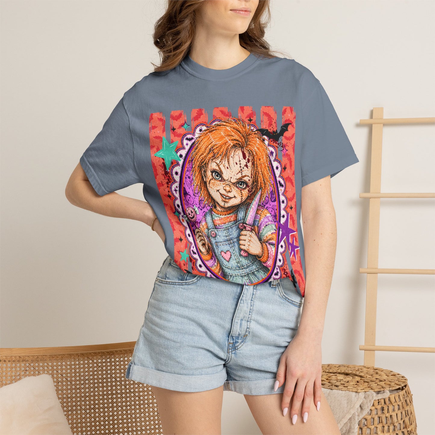 Chucky Doll Graphic T-Shirt — Retro Horror Movie Tee