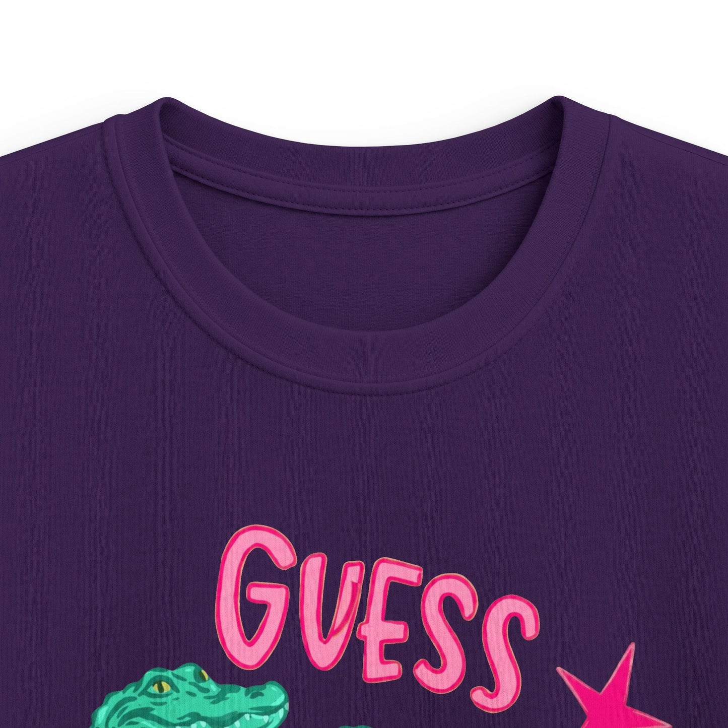 Kids Tee — 'Guess Who's Back' Crocodile Graphic Shirt