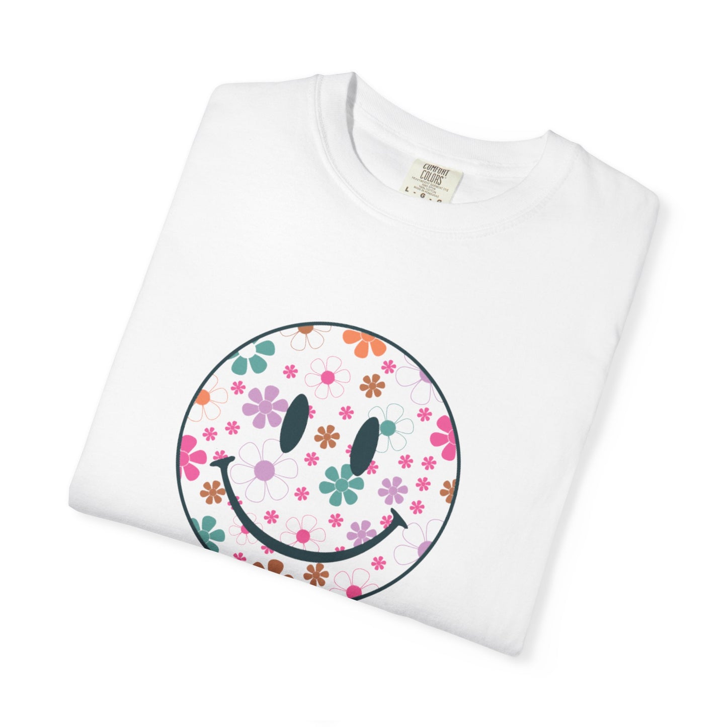 Support Your Local MILFs T-Shirt — Floral Smiley Retro Graphic Tee