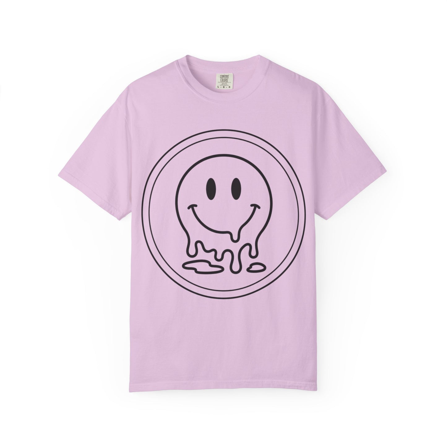 Smiley Melt T-Shirt — Dripping Smiley Graphic Tee