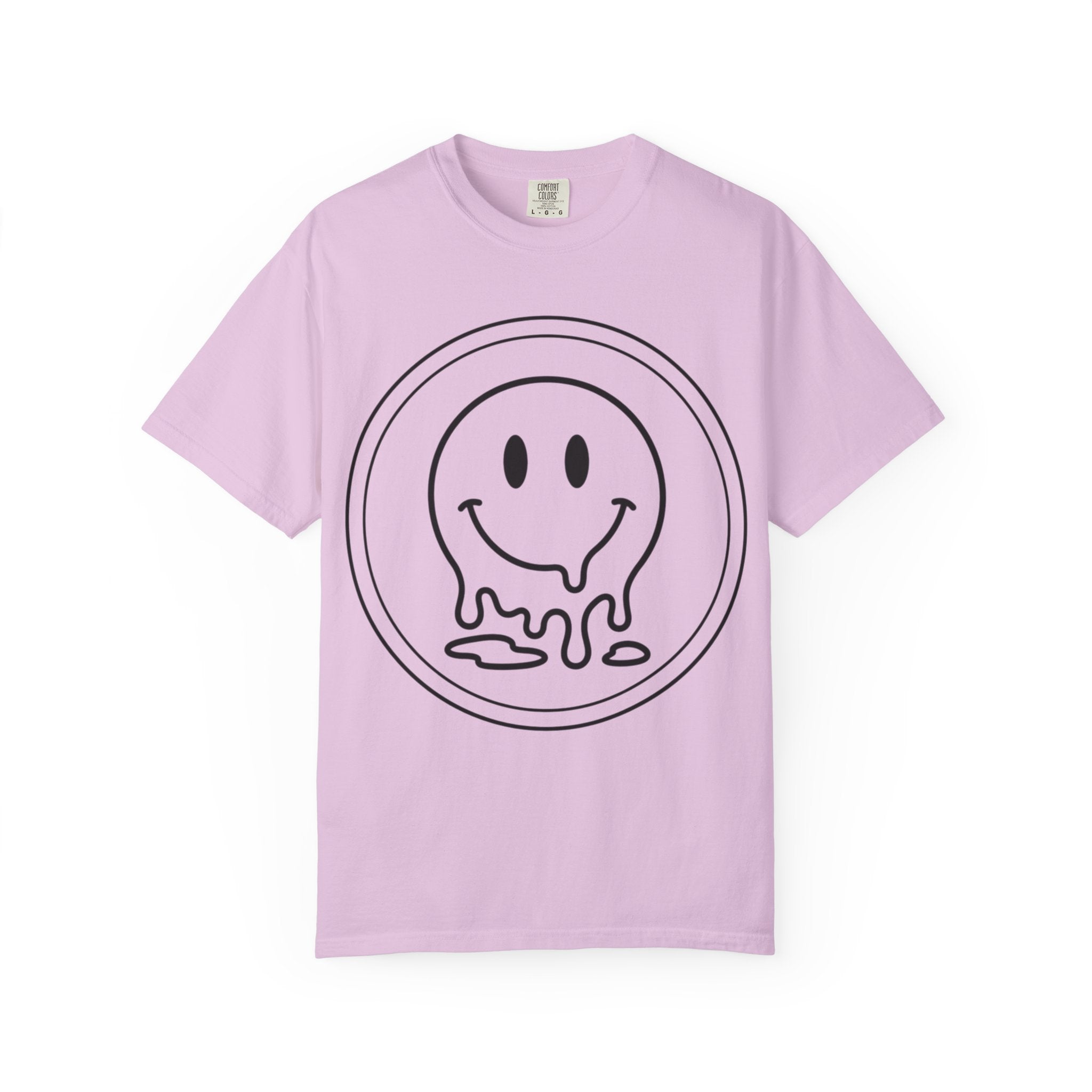 Smiley Melt T-Shirt — Dripping Smiley Graphic Tee