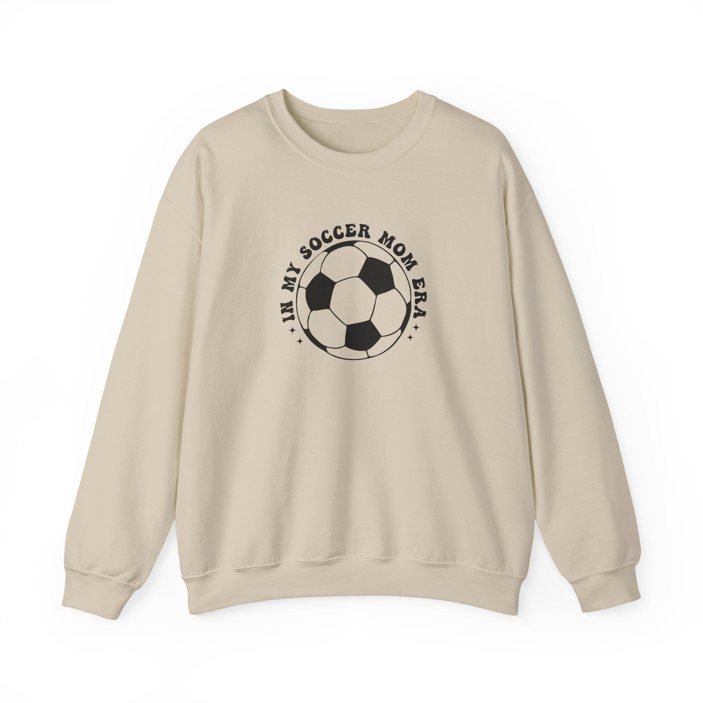 Soccer Mom Era Crewneck Sweatshirt — Retro Soccer Graphic