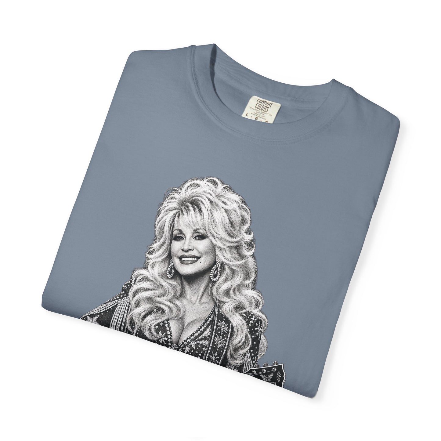 Country Singer Portrait T-Shirt - Acoustic Guitar Graphic Tee