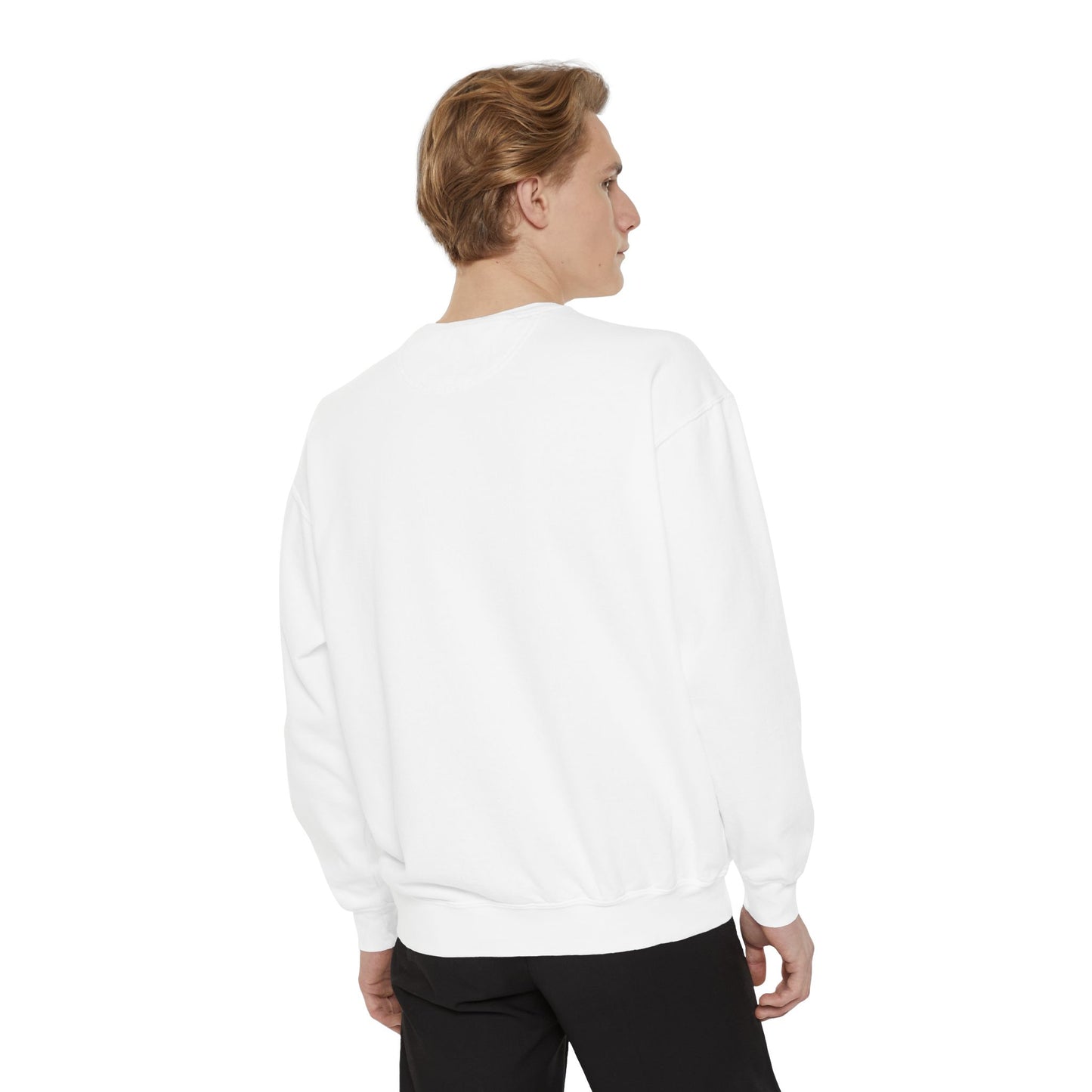 Veterans Tribute Sweatshirt — "Land of the Free, Because of the Brave" American Flag Memorial