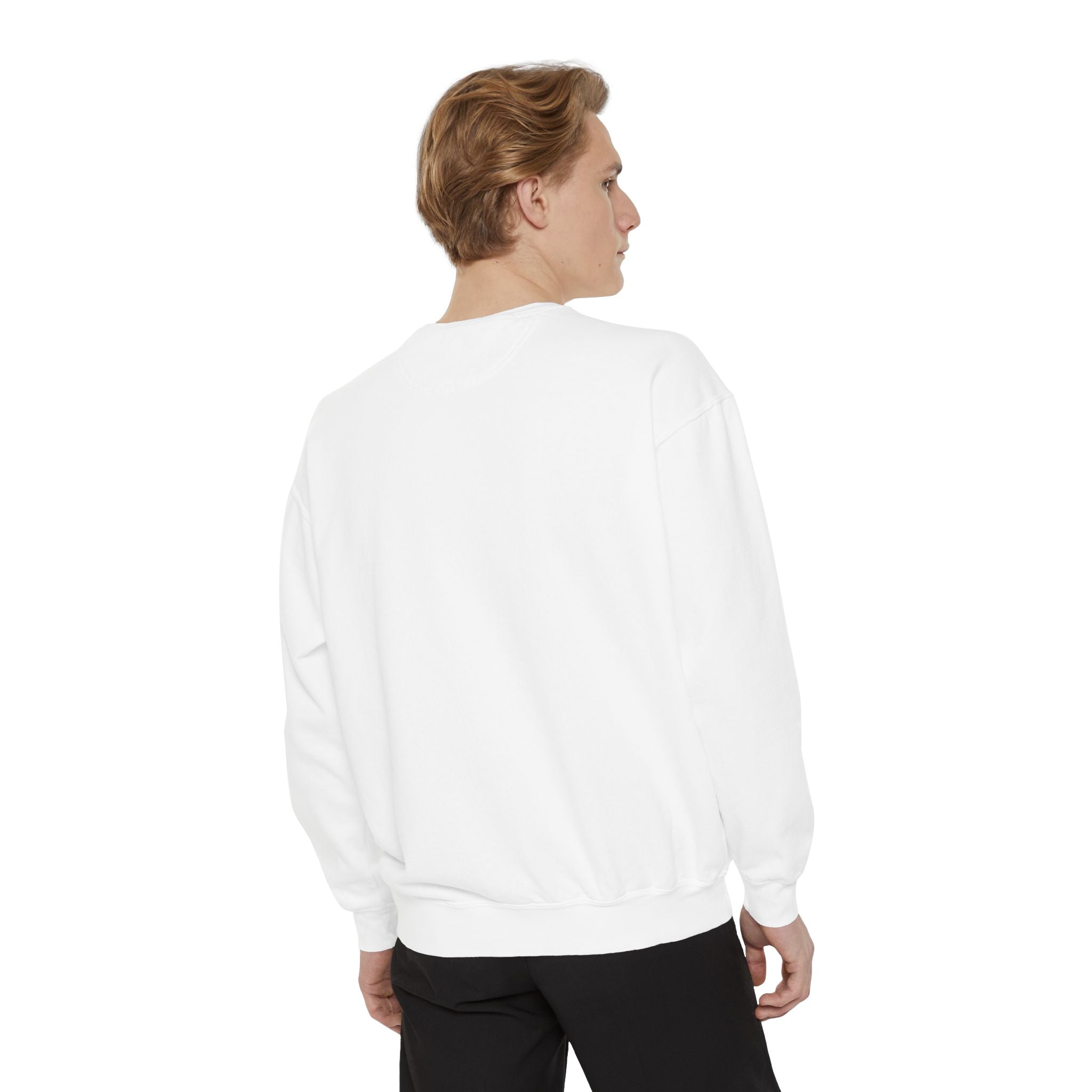 Veterans Tribute Sweatshirt — "Land of the Free, Because of the Brave" American Flag Memorial