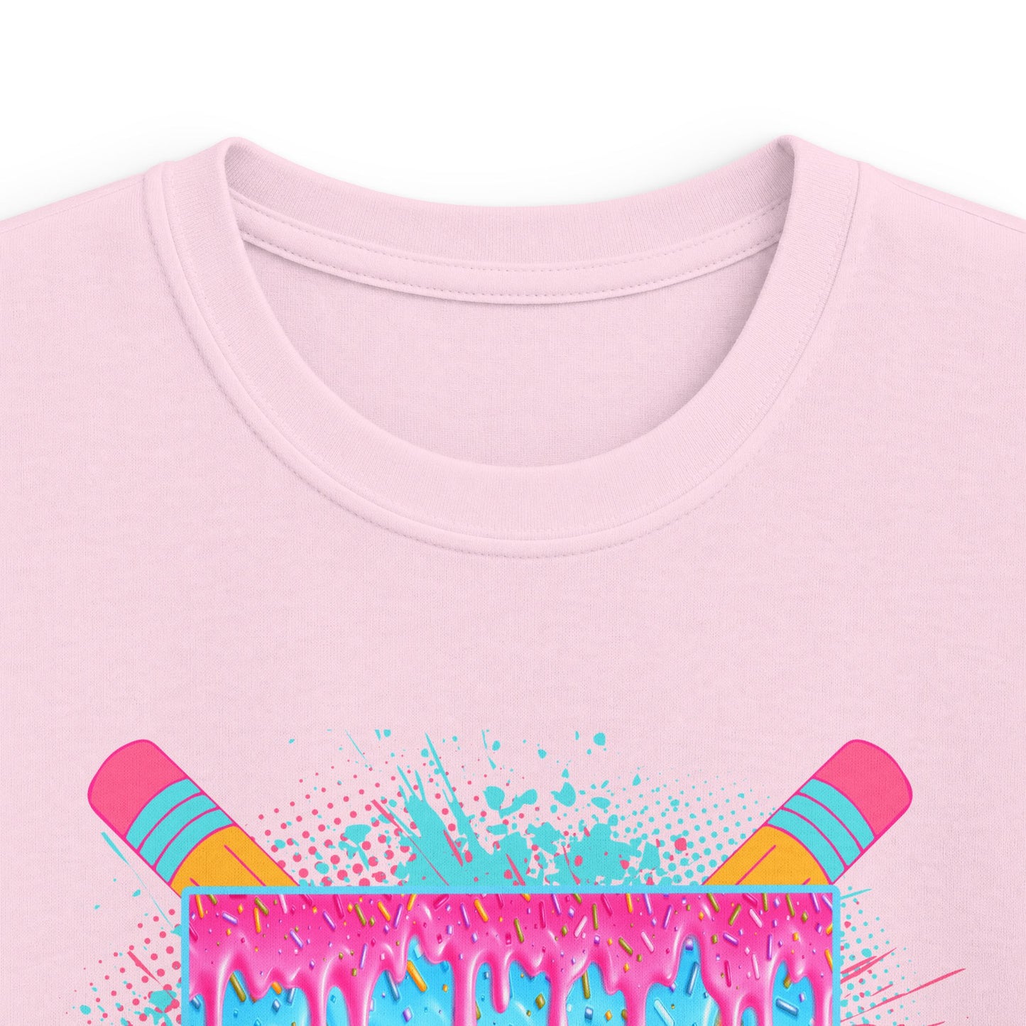 3rd Grade Vibes Kids T-Shirt — Colorful Back-to-School Design (Pencils & Drip)