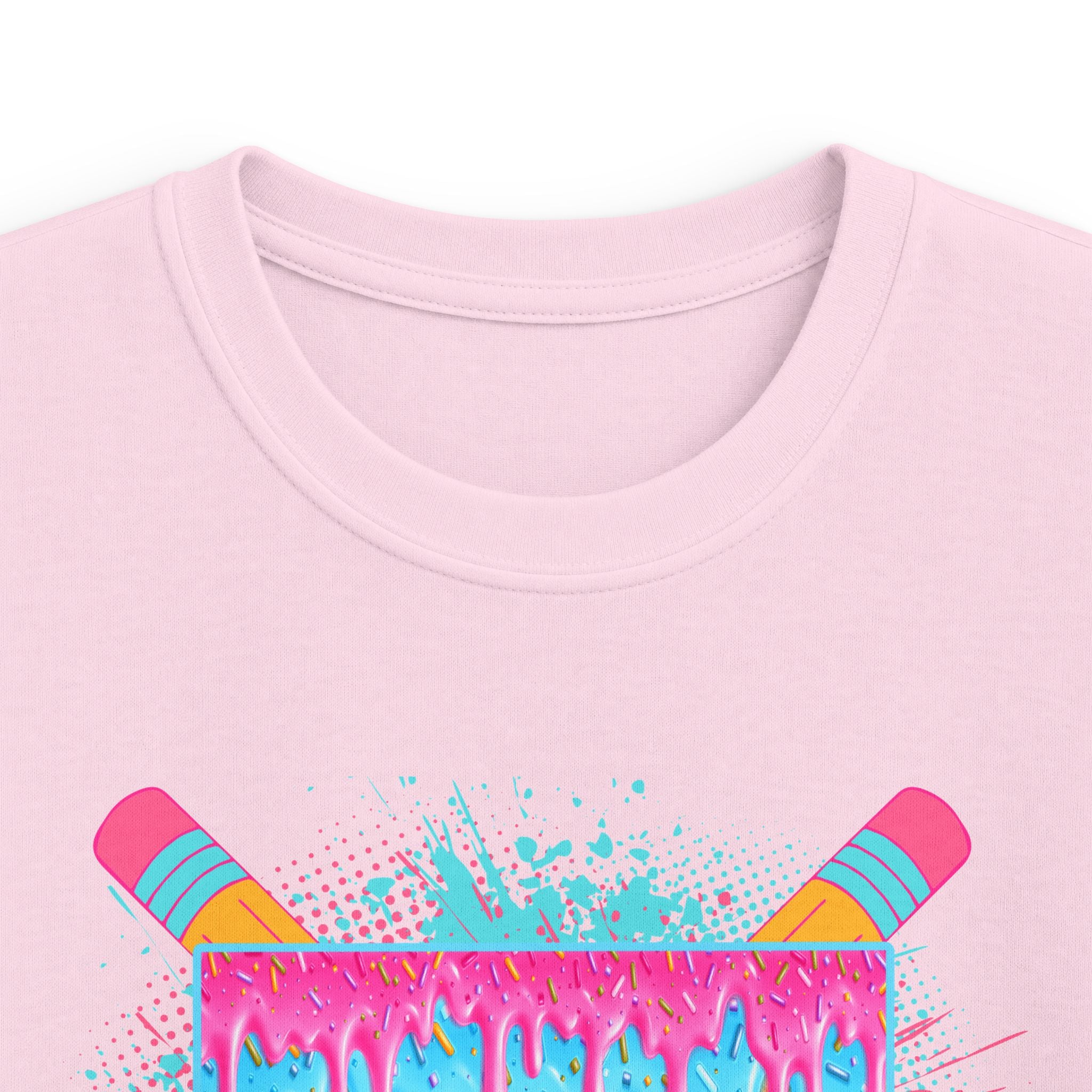 3rd Grade Vibes Kids T-Shirt — Colorful Back-to-School Design (Pencils & Drip)