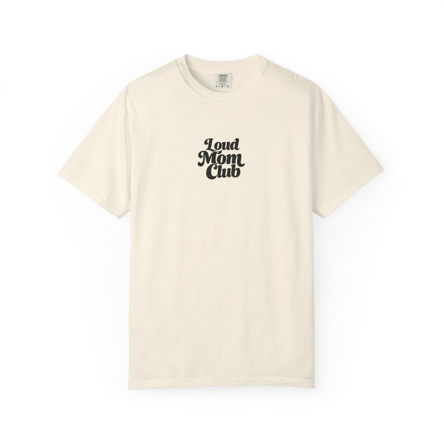 Soccer Mom T‑Shirt — "Loud Mom Club" Graphic Tee (Bow Soccer Design)