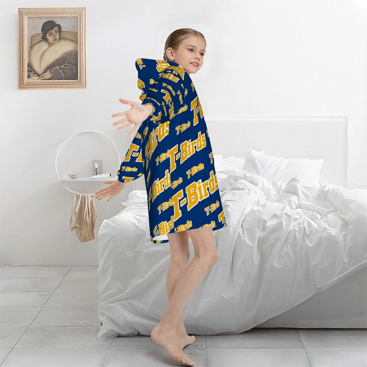 Blanket Hoodie for Kids TBirds