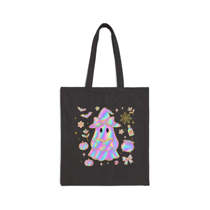 Holographic Cute Ghost Tote