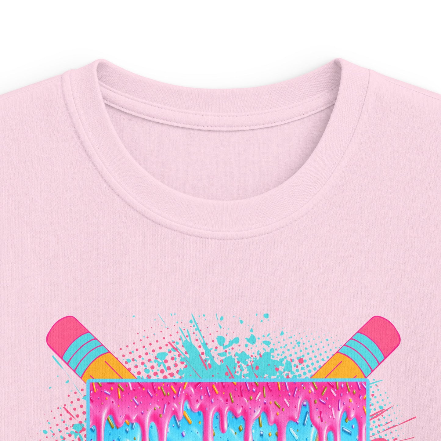 Kids T‑Shirt - Colorful 'Pre-K Dip' Crayon Drip Design (Back to School Gift)