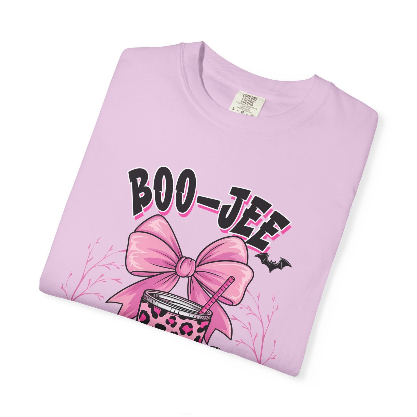 Boo-jee Mama T-Shirt — Pink Leopard Skull Coffee Travel Mug Graphic Tee
