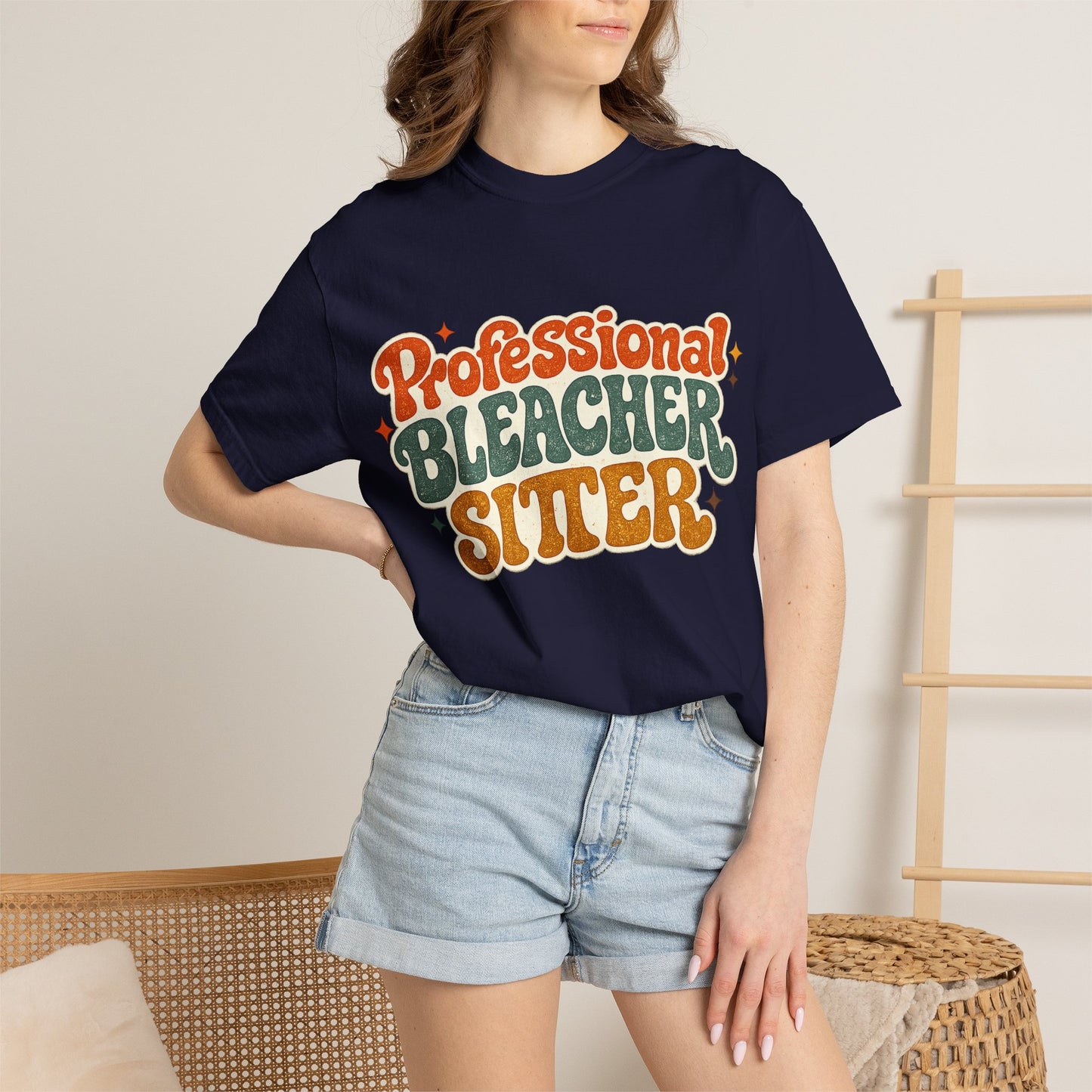 Professional Bleacher Sitter T‑Shirt — Retro Sports Fan Tee