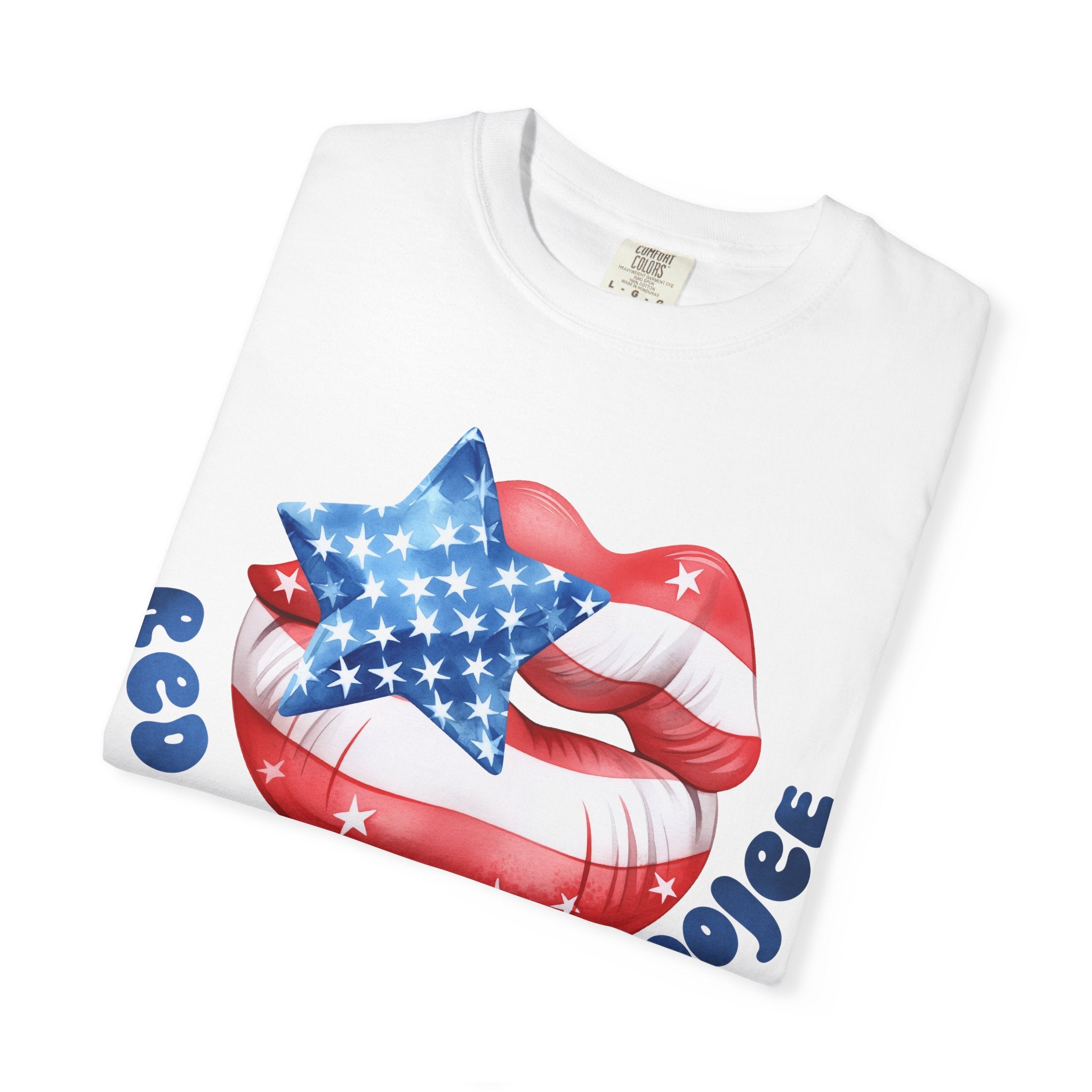 Patriotic "Red, White & Boogie" Graphic T-Shirt