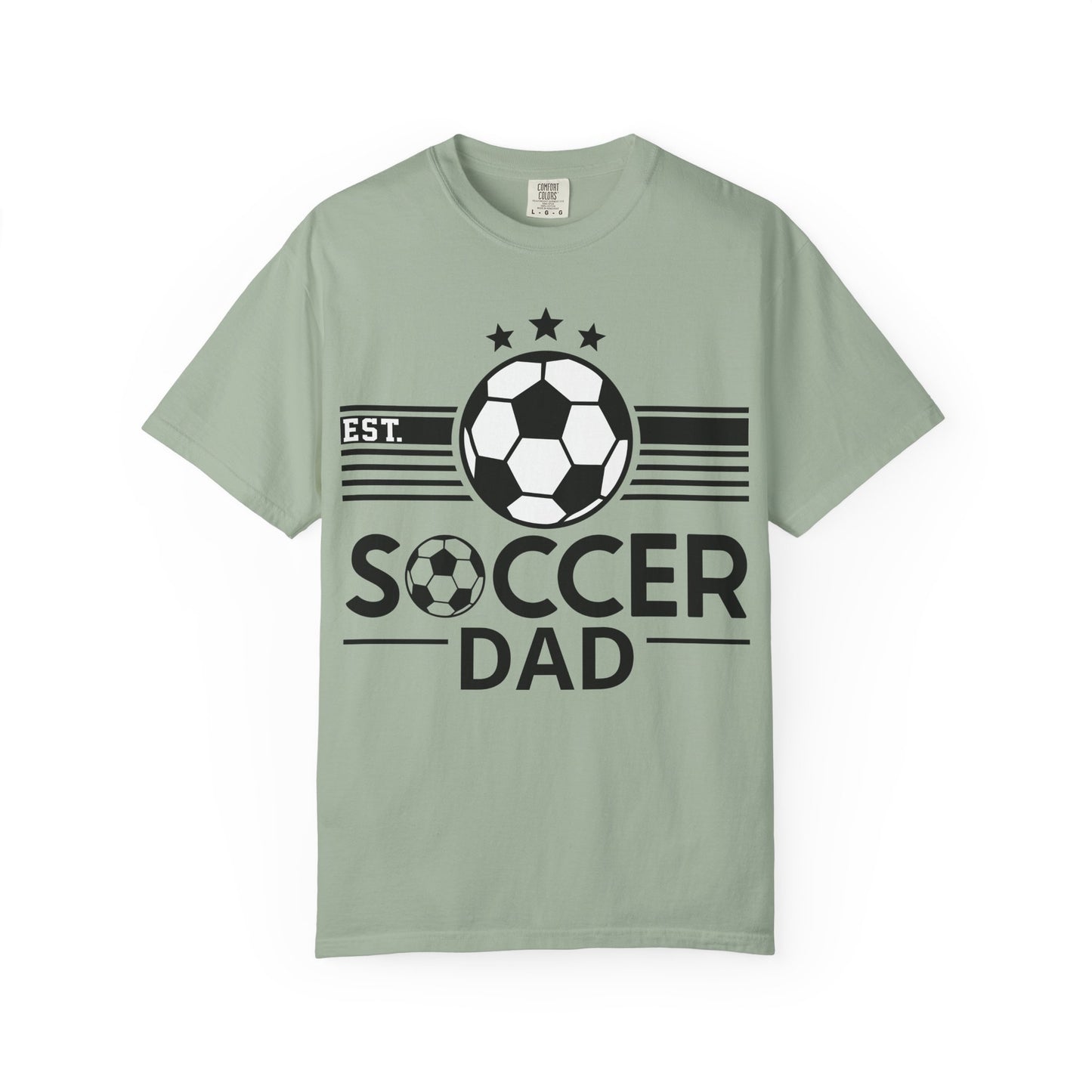 Soccer Dad T-Shirt — Vintage Soccer Ball Graphic Tee for Proud Dads