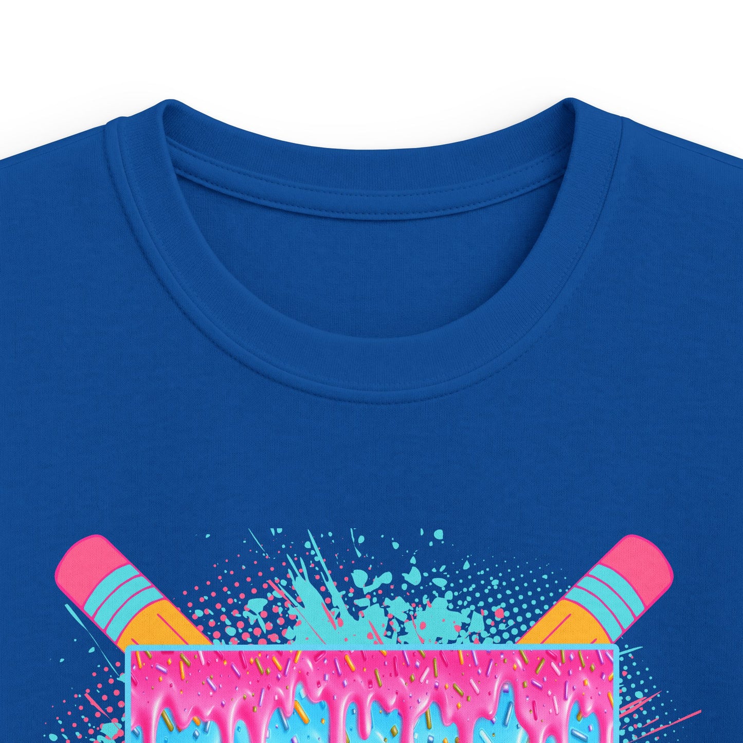 5th Grade Drip Kids T-Shirt — Colorful Pencil Back-to-School Shirt
