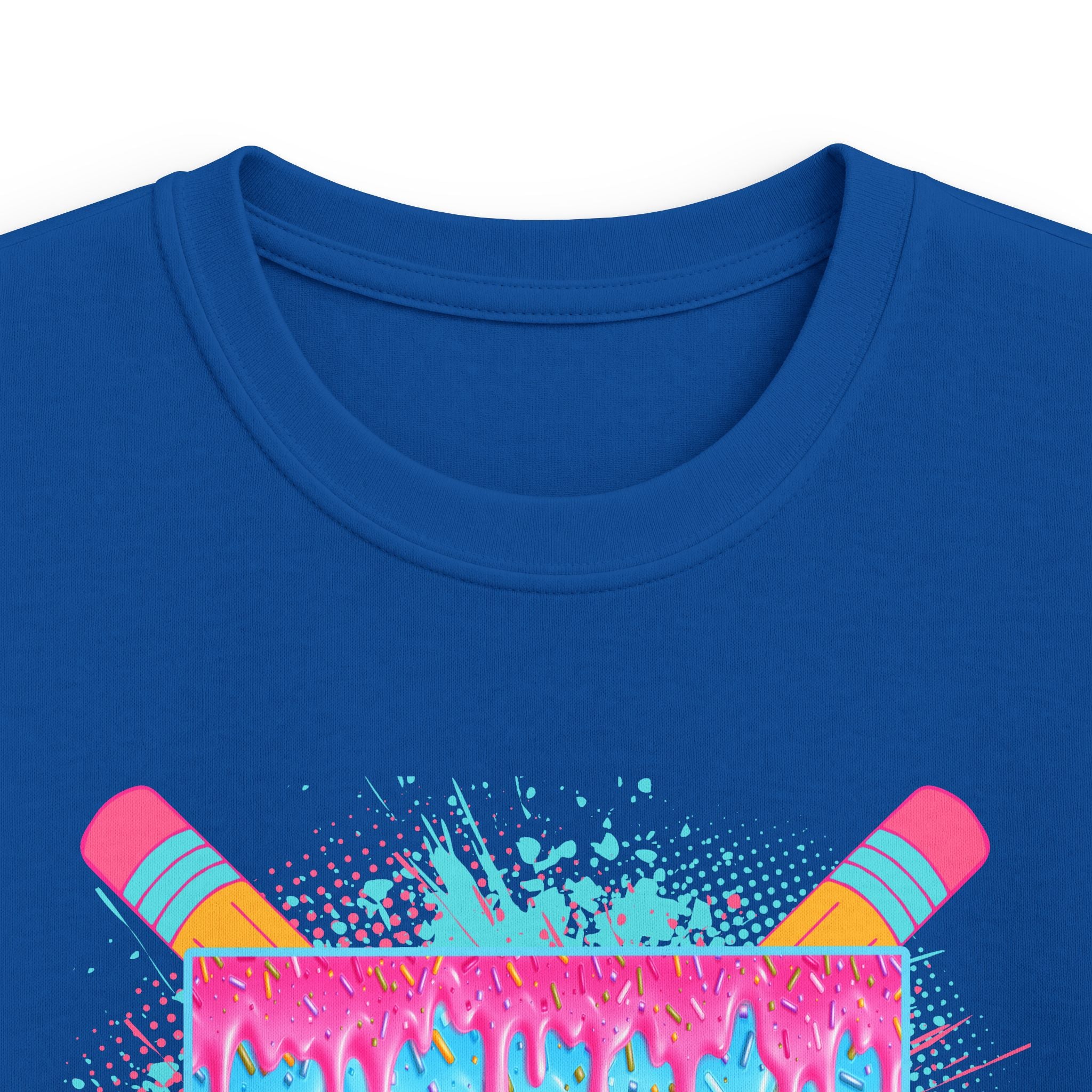 5th Grade Drip Kids T-Shirt — Colorful Pencil Back-to-School Shirt
