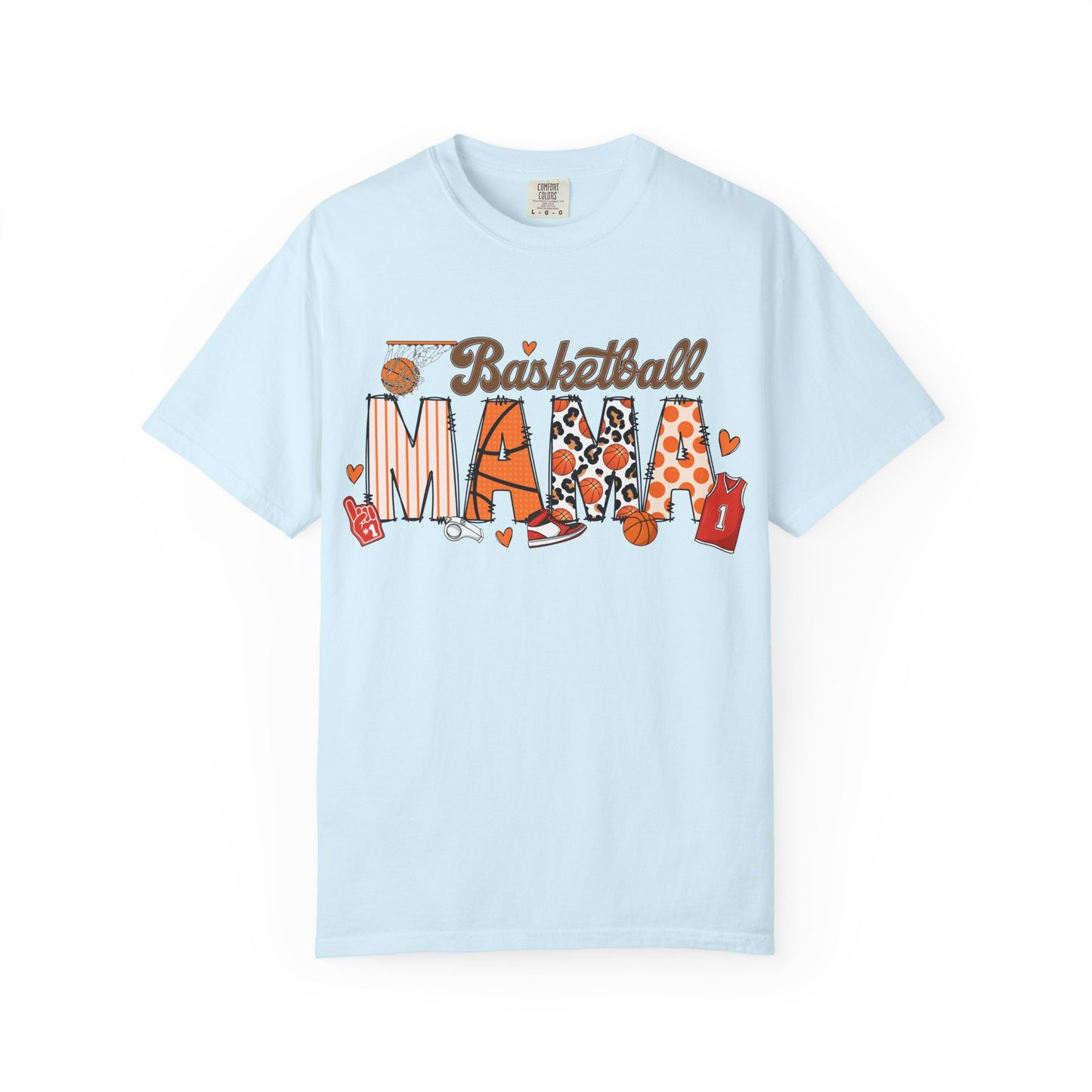 Basketball Mama T-Shirt — Cute Sports Mom Tee with Basketball Graphic