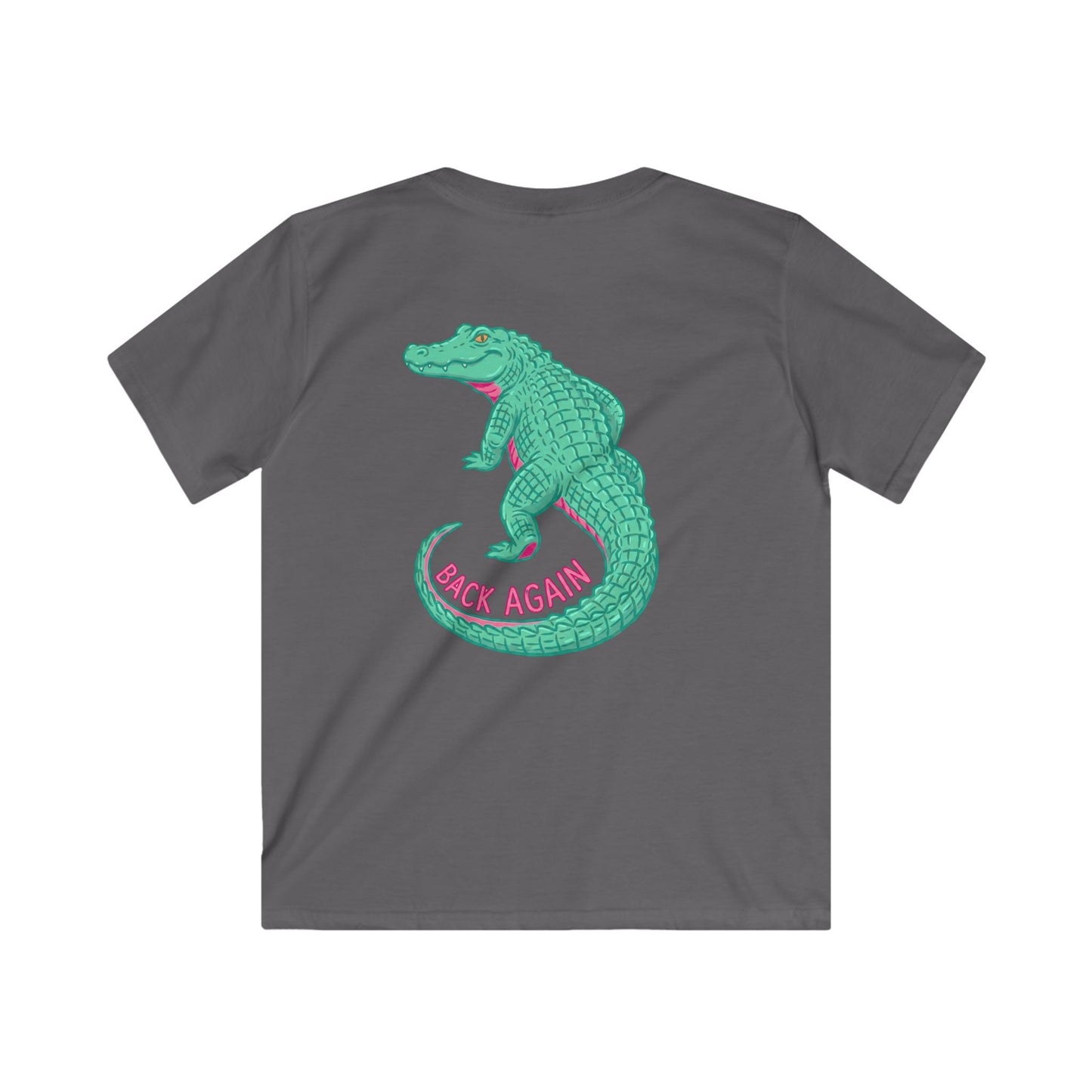 Kids Tee — 'Guess Who's Back' Crocodile Graphic Shirt