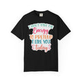 Funny Graphic T-Shirt — "I Don’t Have the Energy to Pretend I Like You Today" Crew Tee