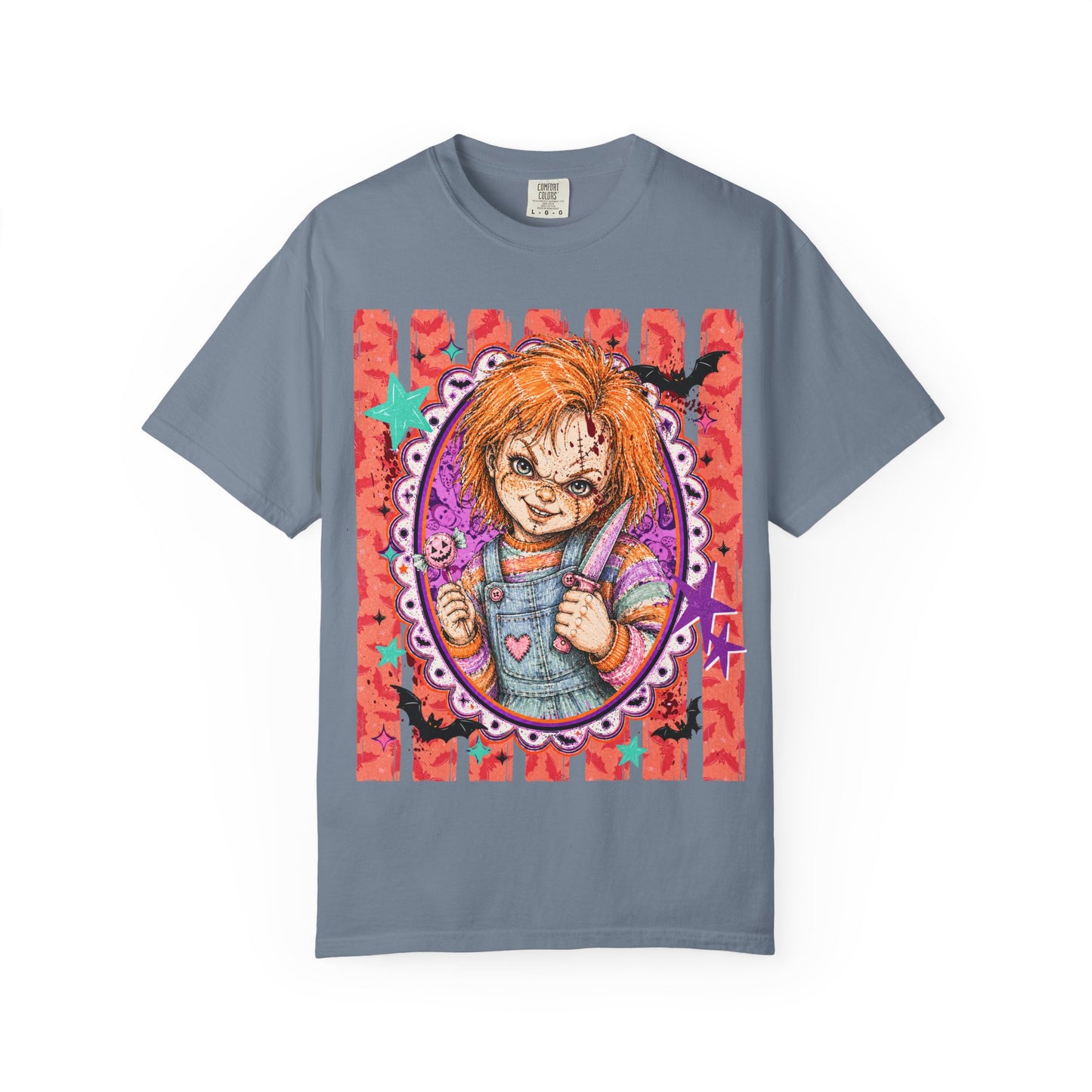 Chucky Doll Graphic T-Shirt — Retro Horror Movie Tee