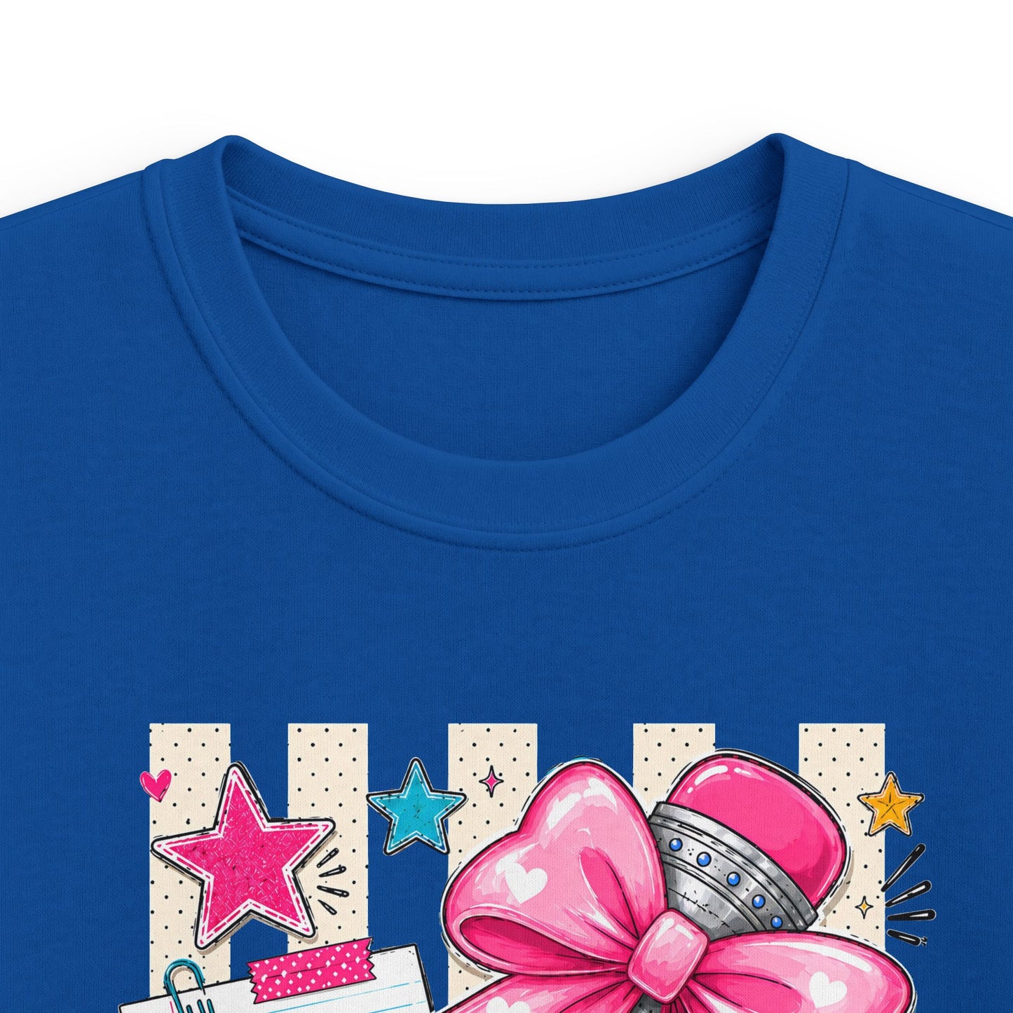 Kindergarten Kids T-Shirt — Cute Pink Bow Back-to-School Tee