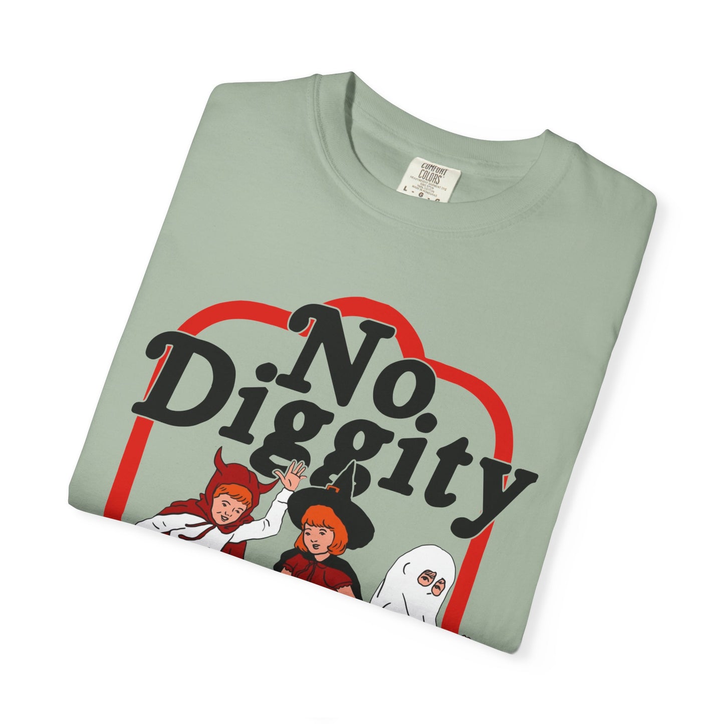 No Diggity Halloween T-Shirt — Retro Kids Trick-or-Treat Graphic Tee