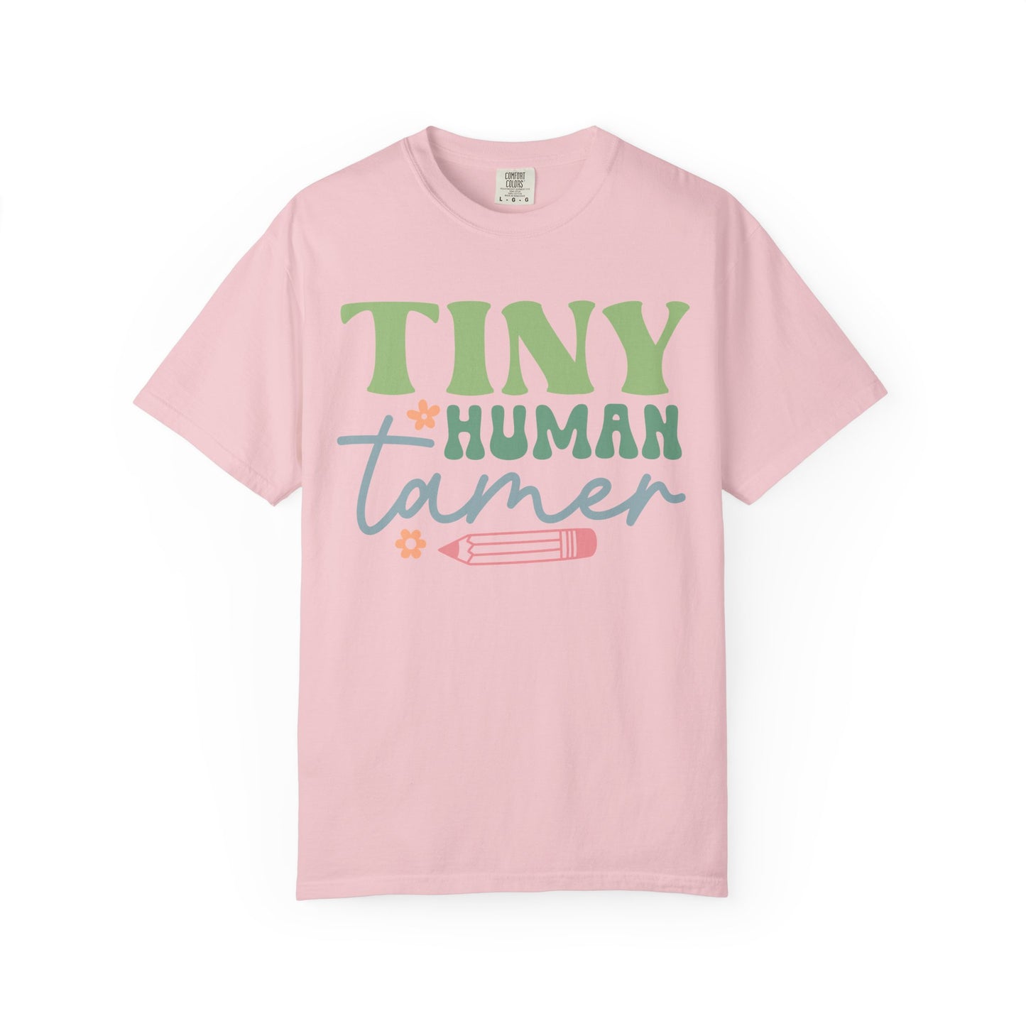 Tiny Human Tamer T-Shirt – Cute Parent/Teacher Graphic Tee