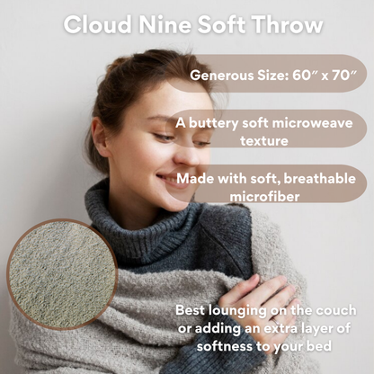Cloud Nine Soft Throw: Woven, MicroFiber