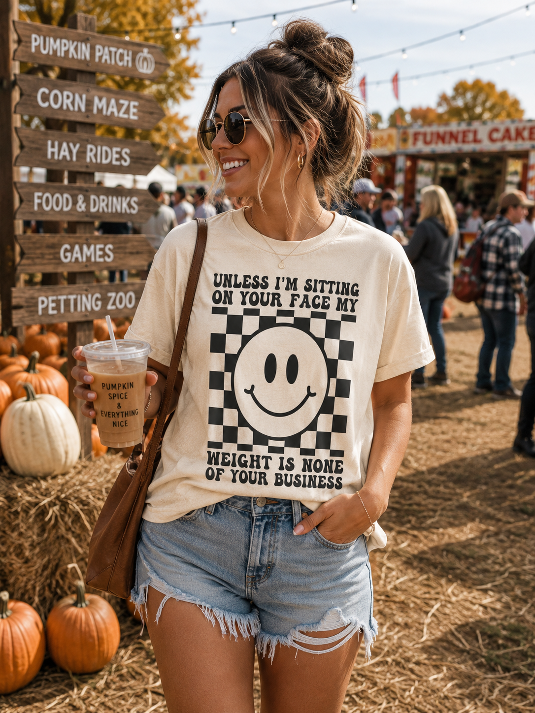 "Unless I’m Sitting On" Funny Graphic T-Shirt