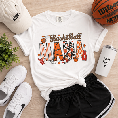 Basketball Mama Graphic T-Shirt