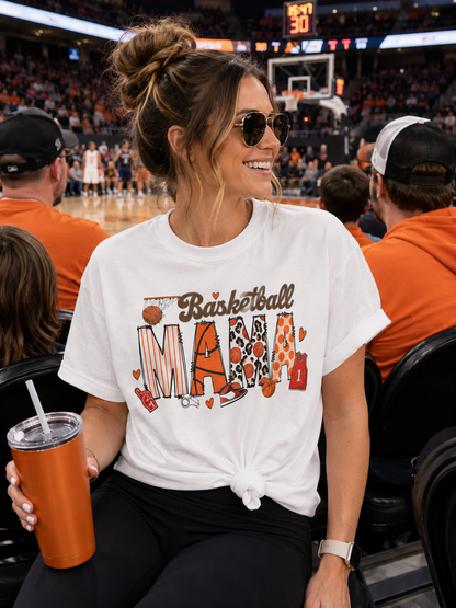 Basketball Mama Graphic T-Shirt