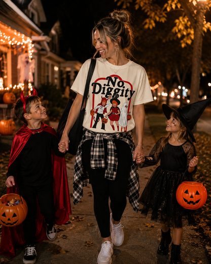 No Diggity Halloween Graphic T-Shirt