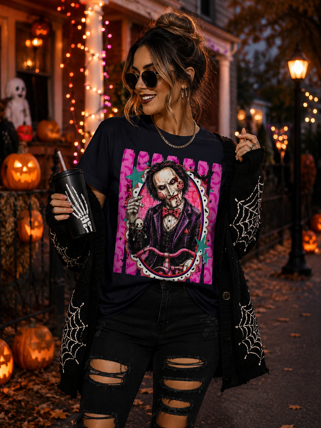 Horror Puppet Portrait T-Shirt