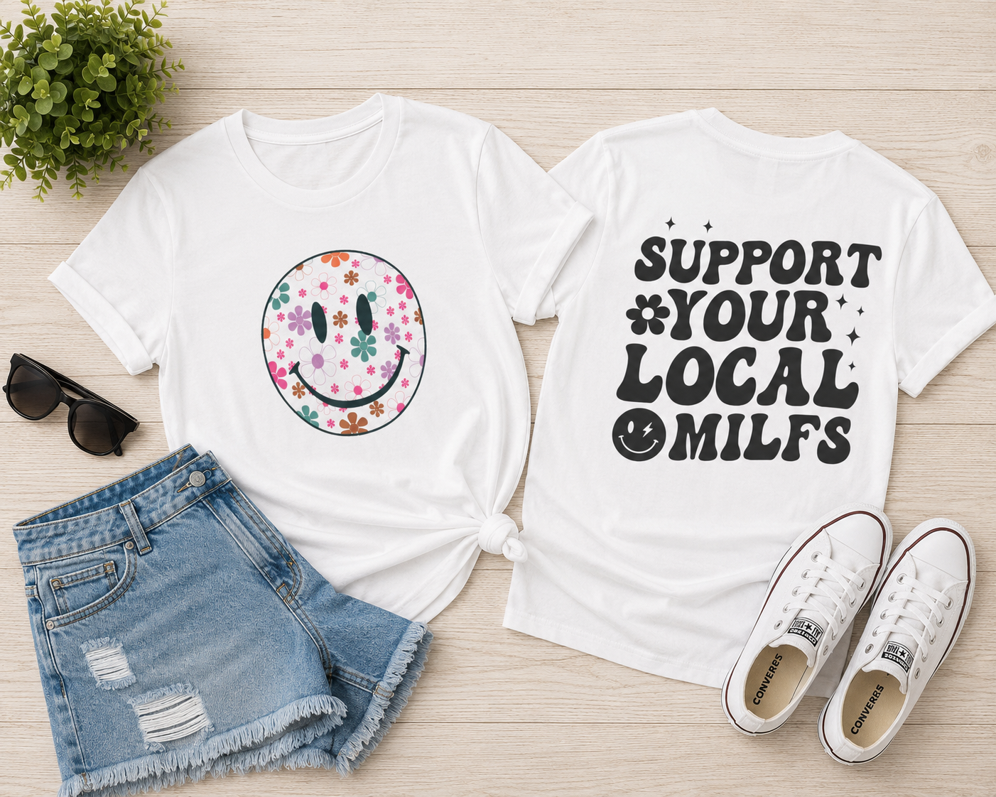 Support Your Local MILFs T-Shirt