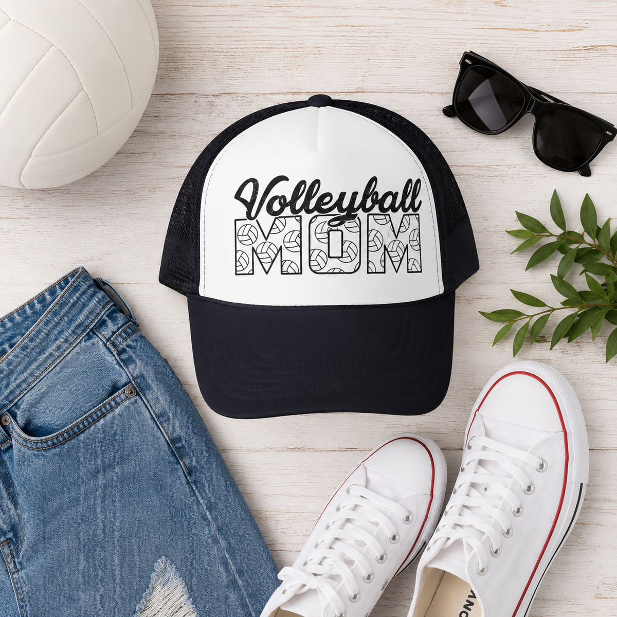 Volleyball Mom Trucker Hat