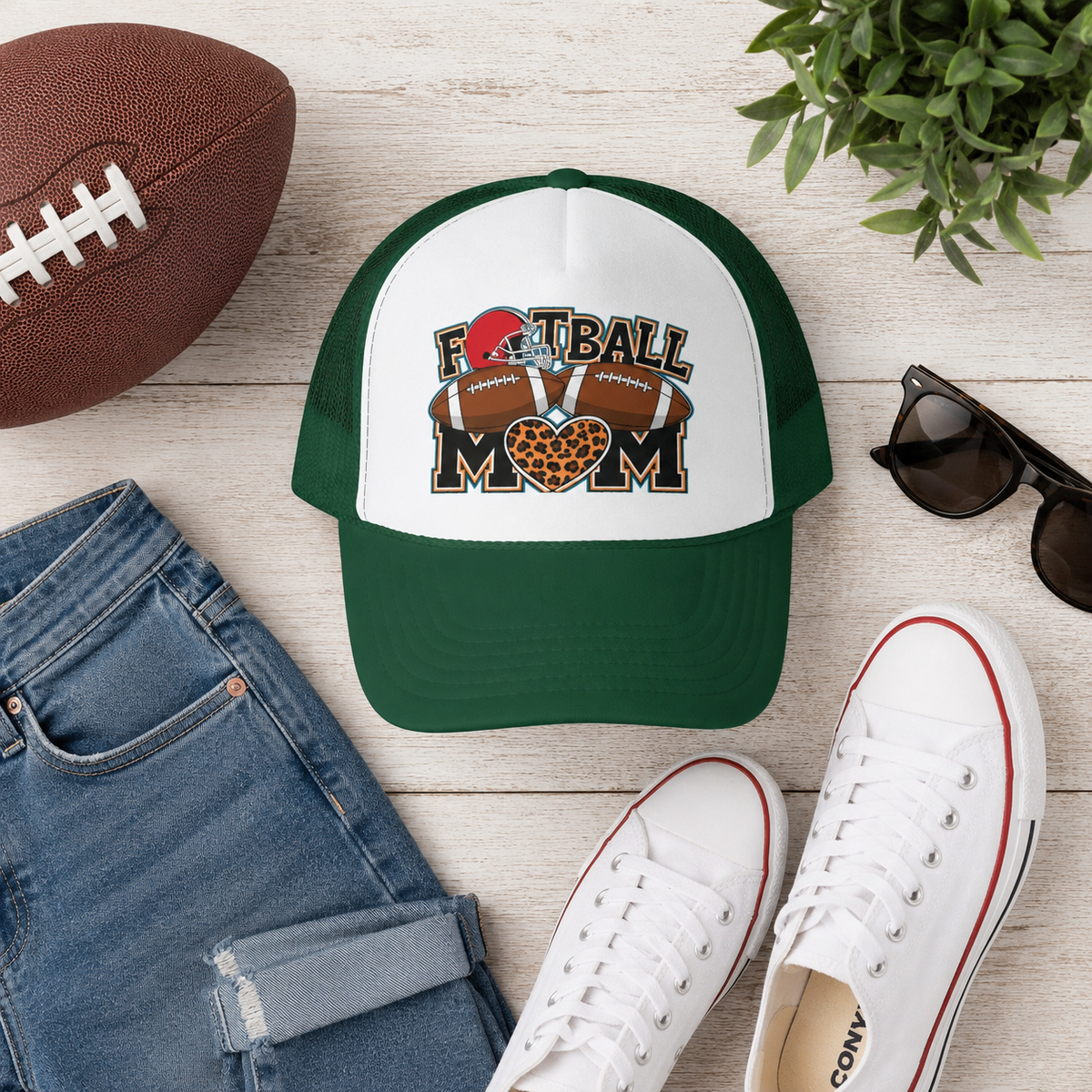 Football Mom Trucker Hat