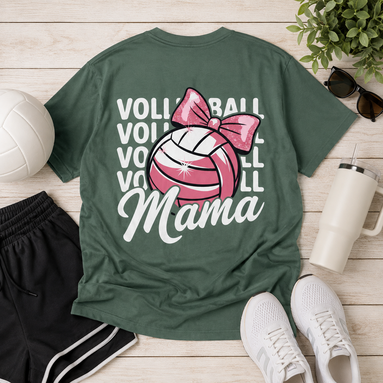 Volleyball Mama T-Shirt — Loud Mom Club Volleyball Mom Tee
