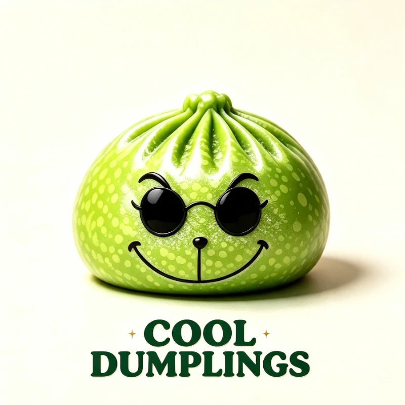 Glitter Green Dumpling With Steamer Squeeze  Buns Relieve Stress for Christmas Party Gift New Year Gift