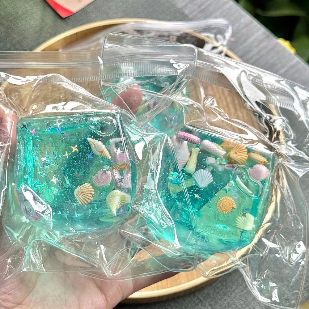 🌊 Taba Ocean Squishy Stress Ball Cube 🧊