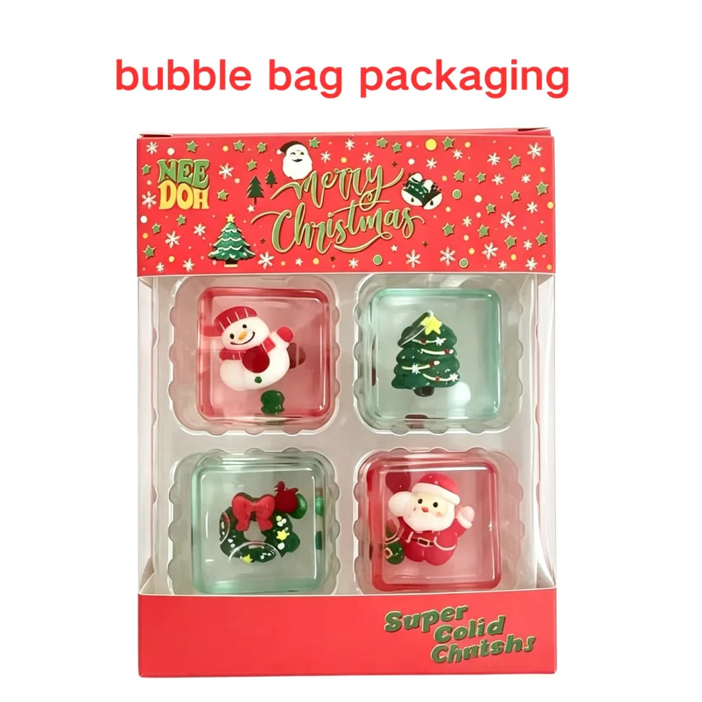 Christmas Mini 4-pack Set Nice Cube Stress Relief Holiday Gifts Set