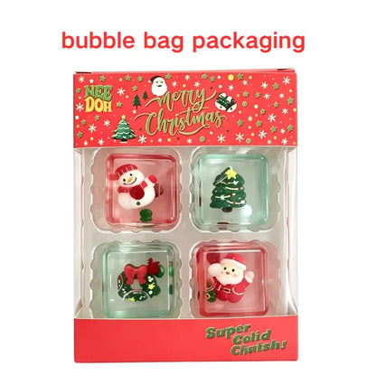 Christmas Mini 4-pack Set Nice Cube Stress Relief Holiday Gifts Set