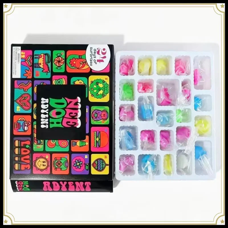 24-Day Squishy Advent Calendar – Fidget & Sensory Surprise Box