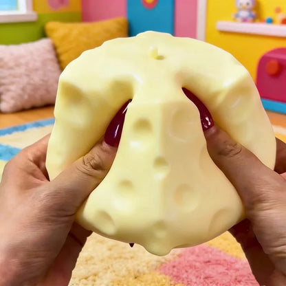 Cheese Squishy Stress Relief Toy – Slow Rising Sensory Fidget