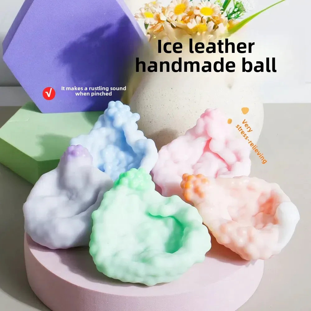 Crunchy Squishy Stress Relief Ball-Sensory Fidget Toy