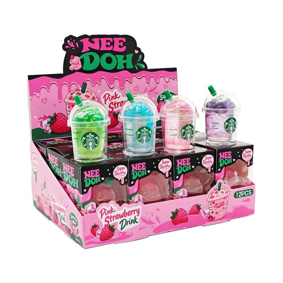 Blind Box Stress-relief drink cup Sensory Squeeze Toy