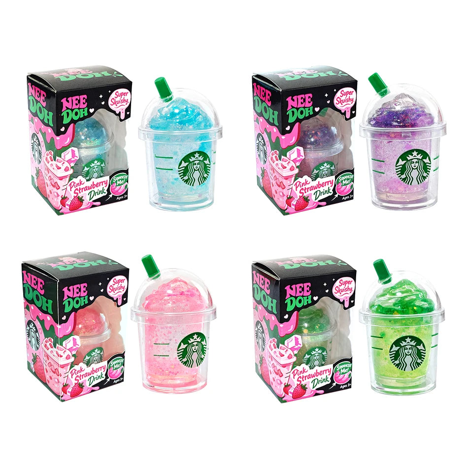 Blind Box Stress-relief drink cup Sensory Squeeze Toy